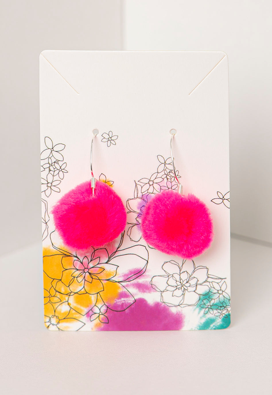 Pom Pom Earrings