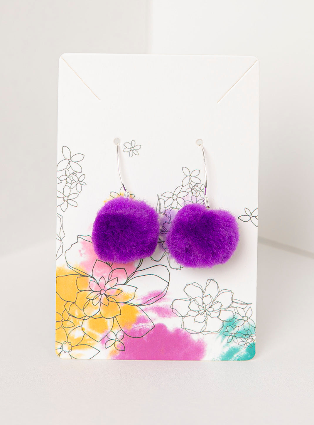 Pom Pom Earrings