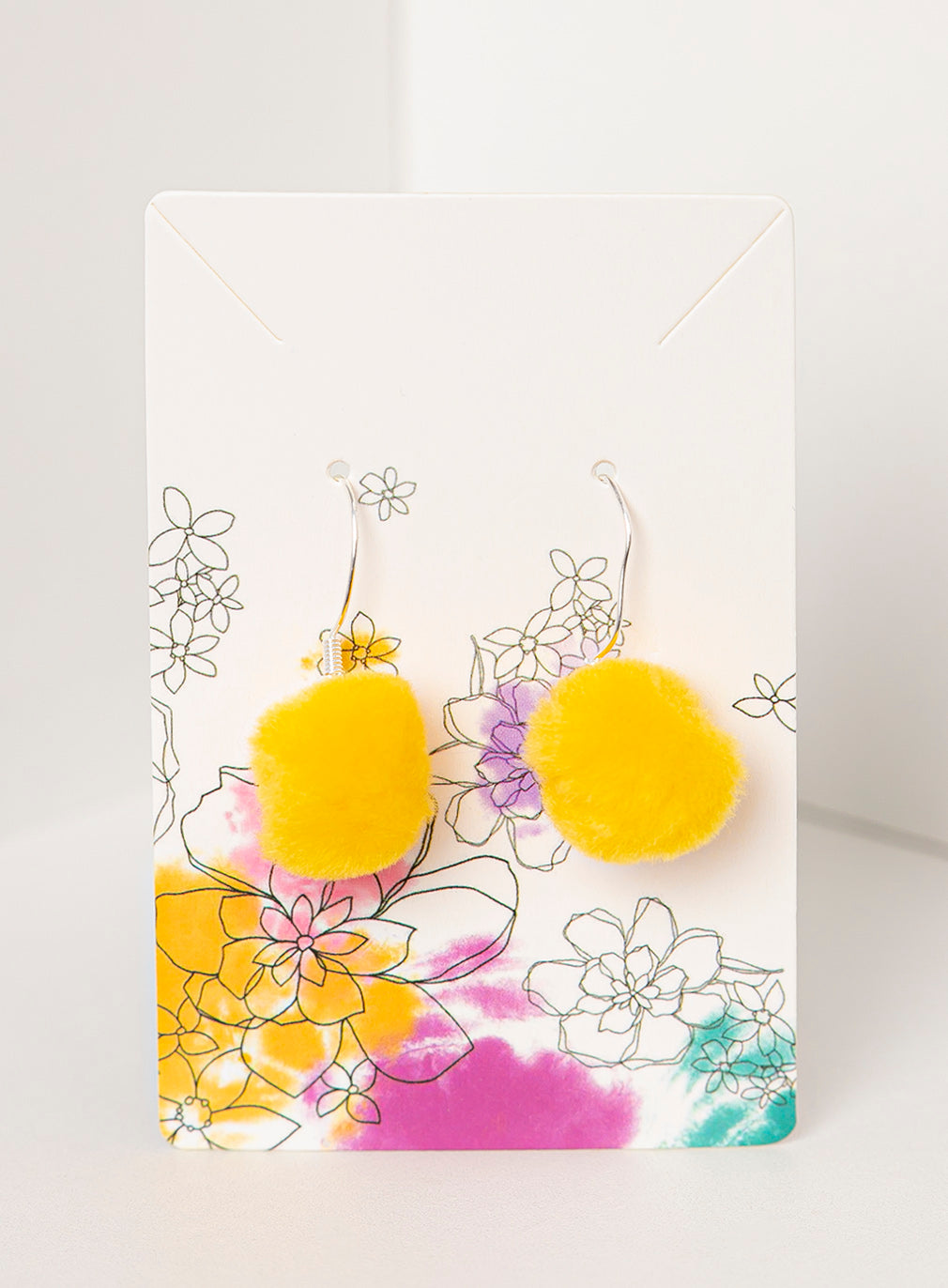 Pom Pom Earrings