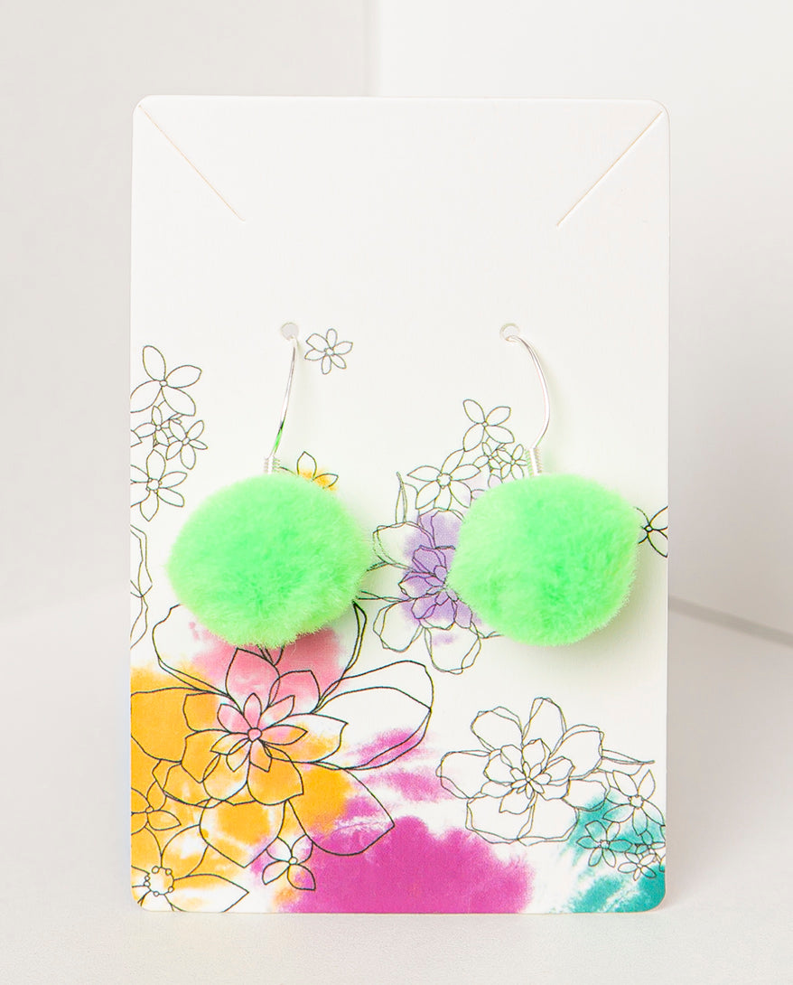 Pom Pom Earrings